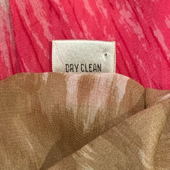 VTG Laura Ashley Sheer Silk Tunic Blouse Shacket Sz M Buttons Sequins 195B - Picture 9 of 9